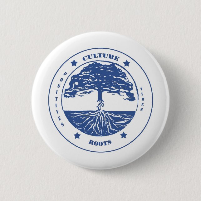 tree ohm2 6 cm round badge (Front)
