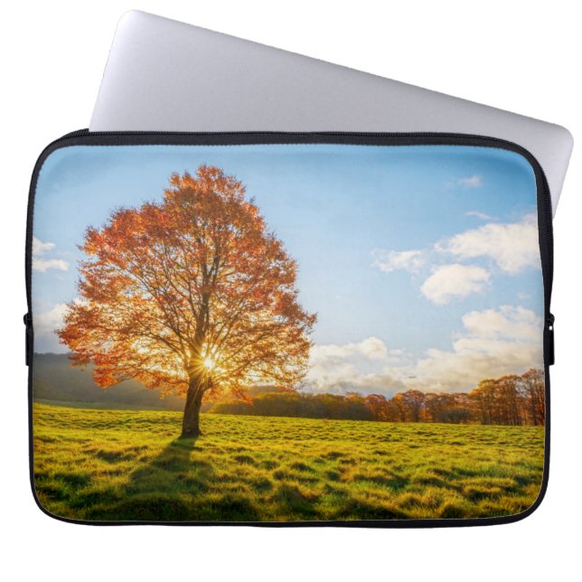 Tree on Fire Laptop Sleeve (Front)