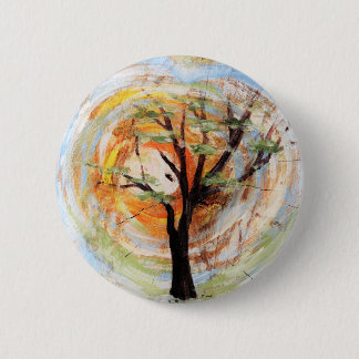 Tree on Tree 6 Cm Round Badge