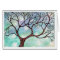 Tree on Vellum with Watercolor Background