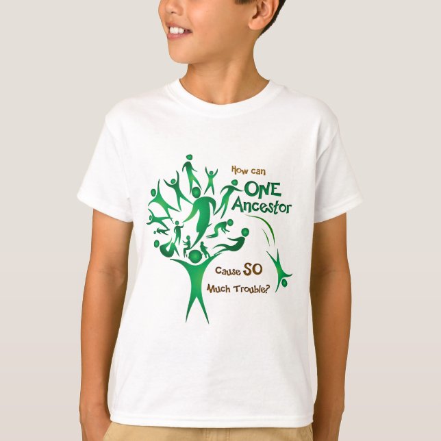 Tree One Ancestor T-Shirt (Front)