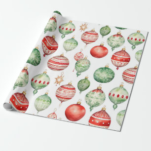 Tree Ornament Wrapping Paper! Paper