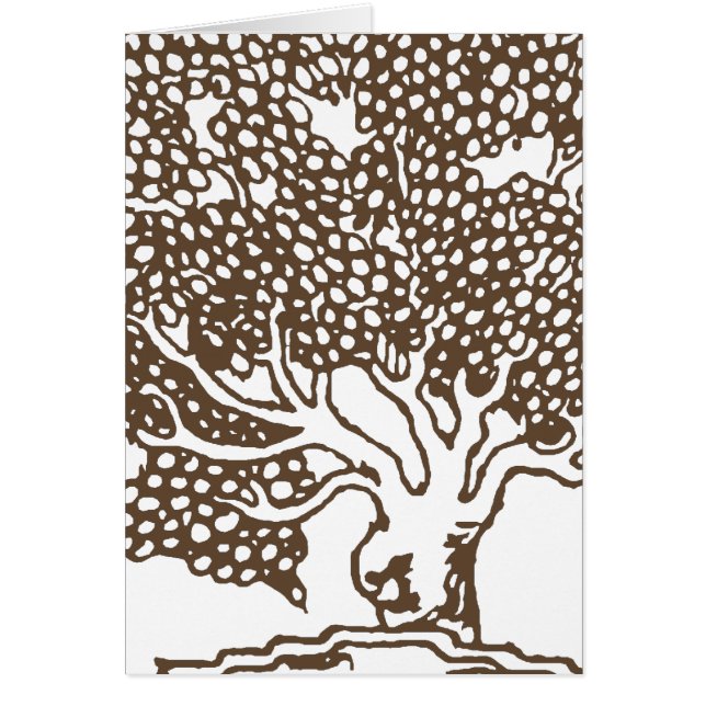 Tree Outline Card (Front)