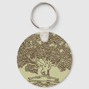 Tree Outline Keychain
