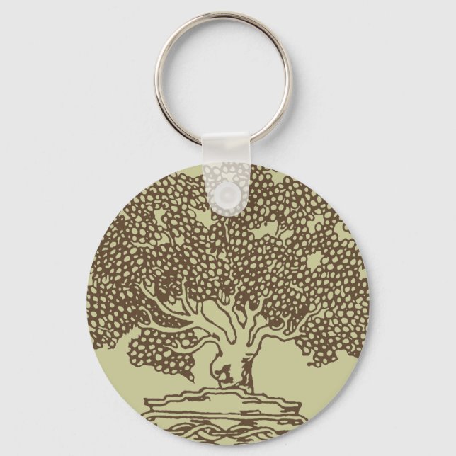 Tree Outline Keychain (Front)