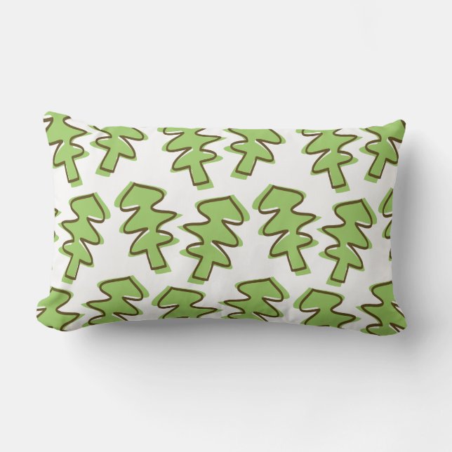 tree patterned lumbar cushion (Front)