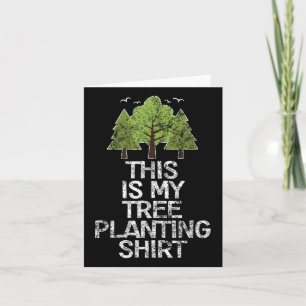 Tree Planting Arbor Day Earth Day Attire Card