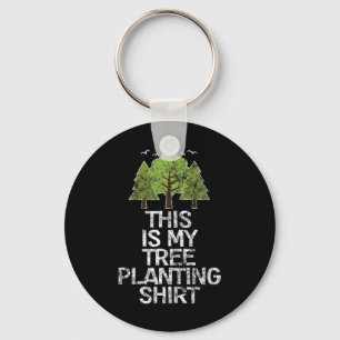 Tree Planting Arbor Day Earth Day Attire Key Ring