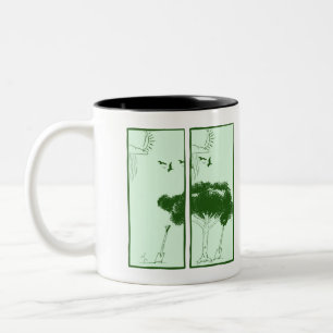Tree Planting Two-Tone Coffee Mug