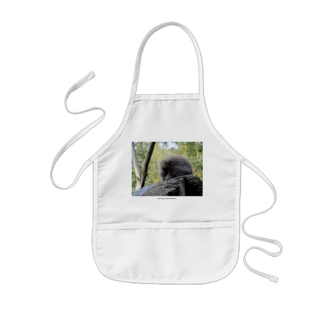 Tree Porcupine Kids Apron (Front)