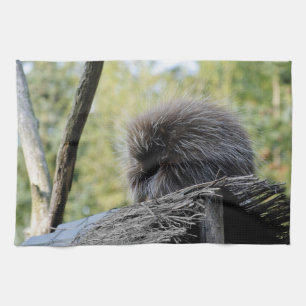 Tree Porcupine Tea Towel