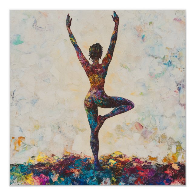 Tree Pose Glossy Poster (Front)