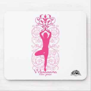 Tree Pose Mouse Pad