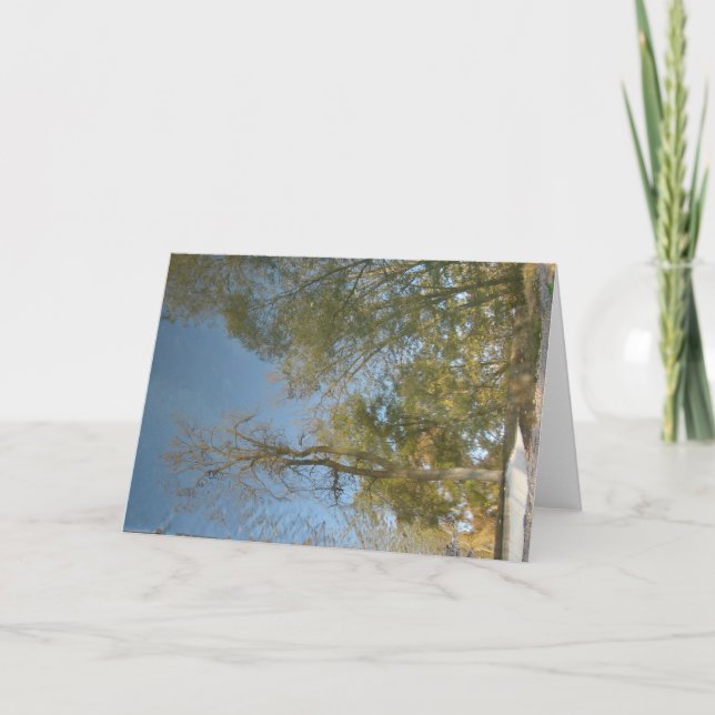 Tree Reflections at The Mill Card (Front)