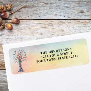 Tree Return Address Label