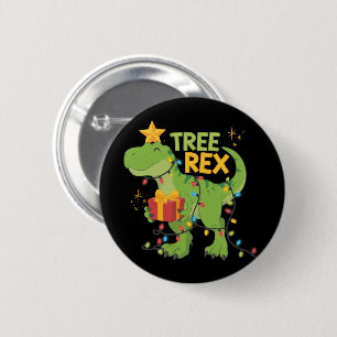 Tree Rex Dinosaur Family Christmas Group Matching  6 Cm Round Badge