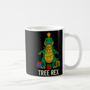 Tree Rex Funny Dinosaur Christmas Coffee Mug