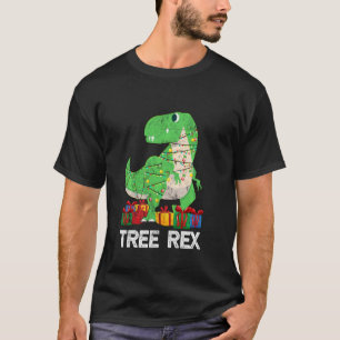 Tree Rex Funny Dinosaur  For Kids Christmas Tree T T-Shirt