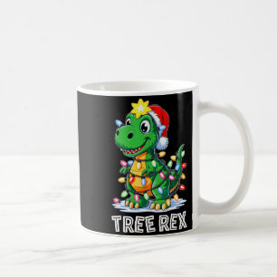 Tree Rex Funny Xmas T Rex Christmas Dinosaur Boys  Coffee Mug