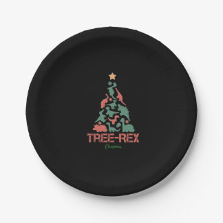 Tree-Rex T-shirts  The Struggle t-shirt  Funny Chr Paper Plate