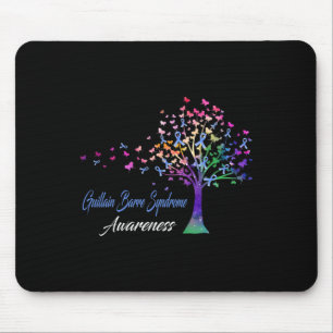 Tree Ribbon Guillain Byrre Syndrome Awareness Mouse Pad