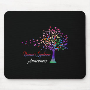 Tree Ribbon Noonan's Syndrome Awareness  Mouse Pad