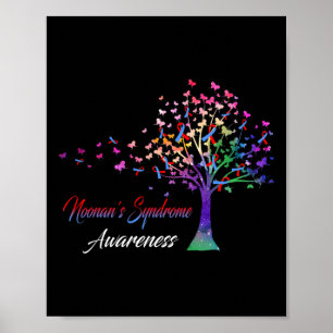 Tree Ribbon Noonan's Syndrome Awareness  Poster