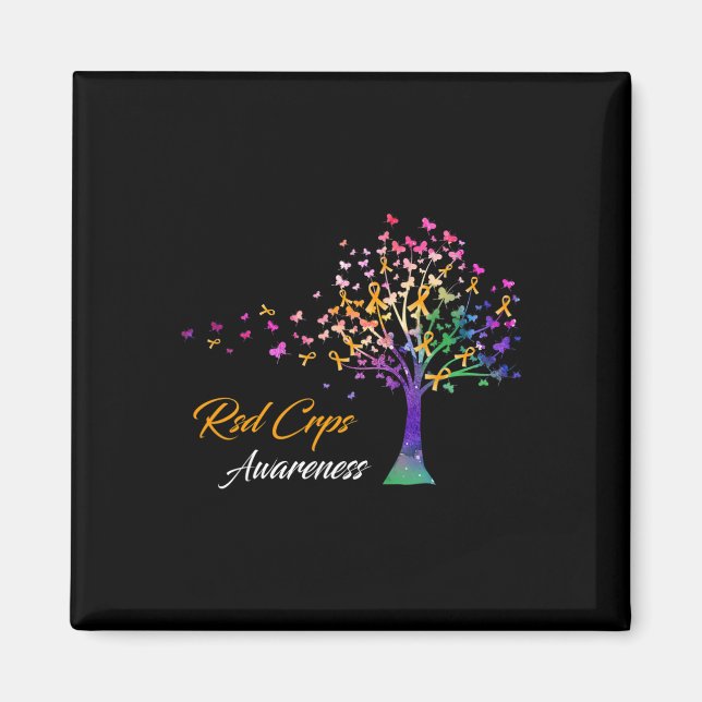 Tree Ribbon Rsd Crps Awareness  Magnet (Front)