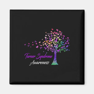 Tree Ribbon Turner Syndrome Awareness Magnet
