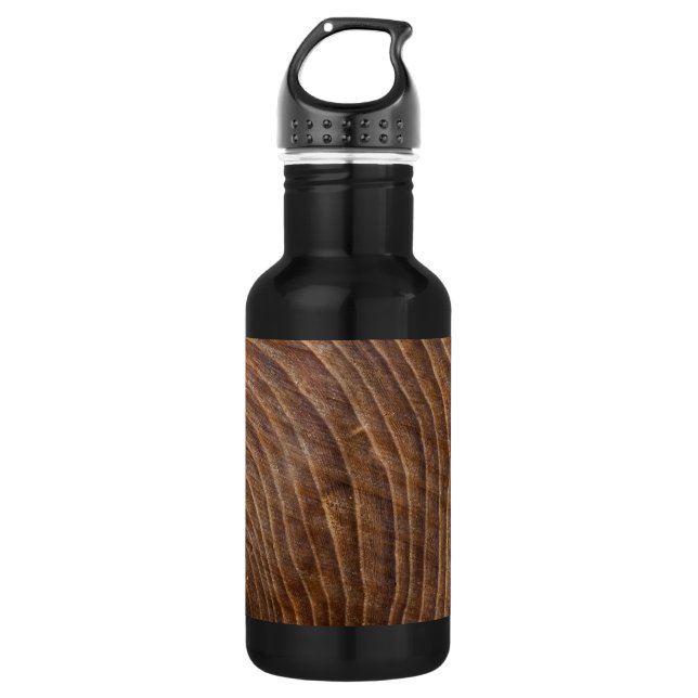 Tree rings 532 ml water bottle (Front)