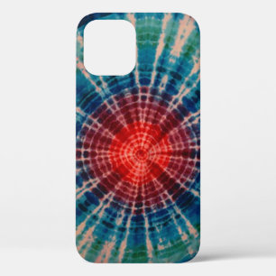 Tree Rings Tie Dye PhatDyes iPhone 12 Case