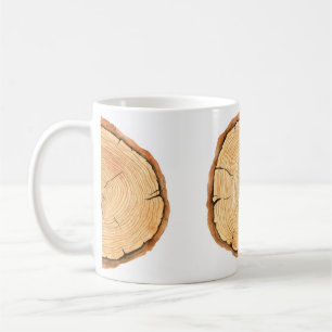 Tree rings. Watercolor illustration. hand drawn ab Coffee Mug