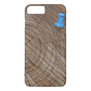 Tree Rings with thumb tack iPhone 8 Plus/7 Plus Case