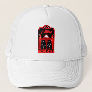 Tree River Fishing Canada Trucker Hat