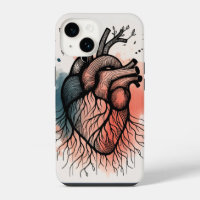 Tree Root Heart – Soulful Line Art