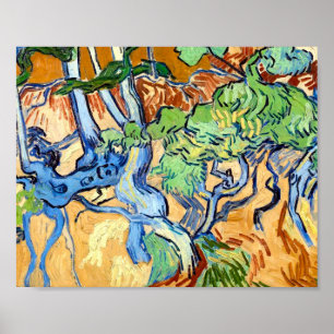 Tree Roots (1890) Vincent Van Gogh botanical Art Poster