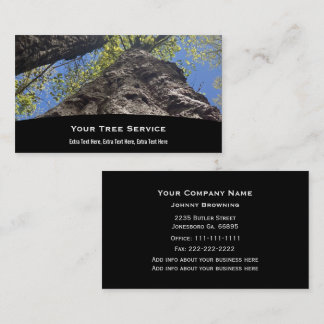 Tree Service Business Card