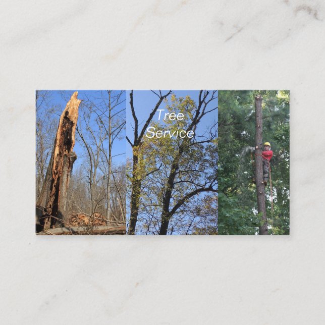 Tree Service Business Card (Front)
