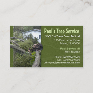 Tree Service Business Card
