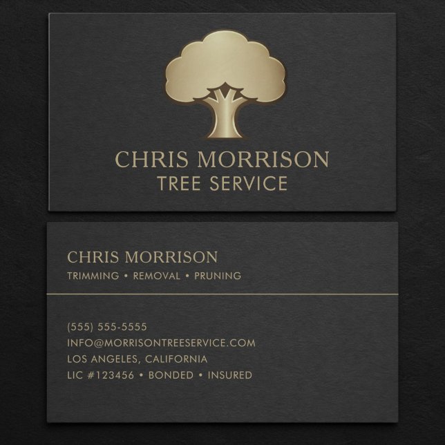 Tree Service Business Card (Creator Uploaded)