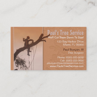 Tree Service Business Card