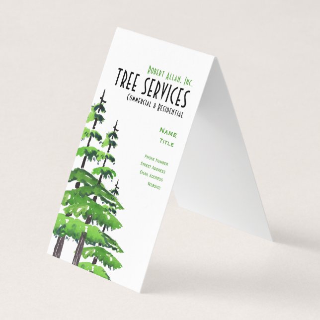 Tree Services Business Card (Front)
