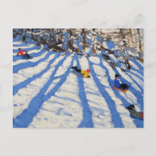 Tree shadows Morzine Postcard (Front)