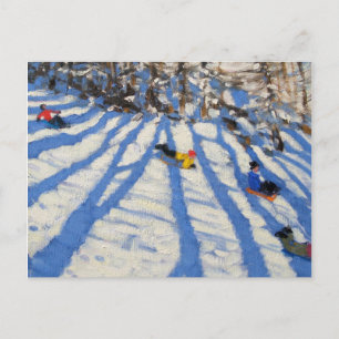 Tree shadows Morzine Postcard