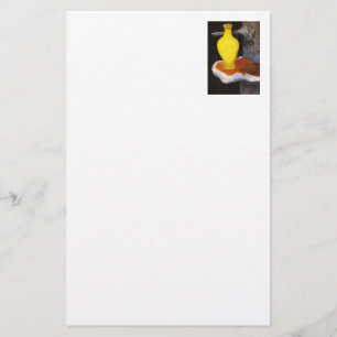 "Tree Shelf" Floral Stationery