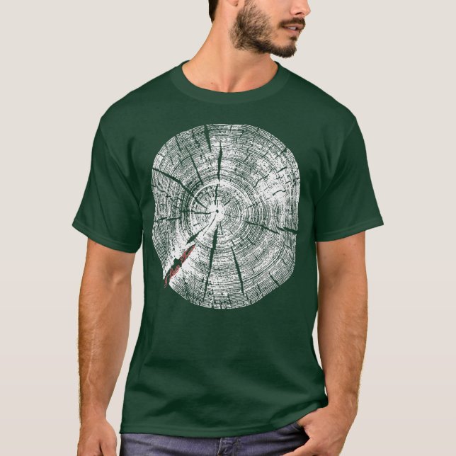 Tree shirt I Love Trees  for nature lovers (Front)