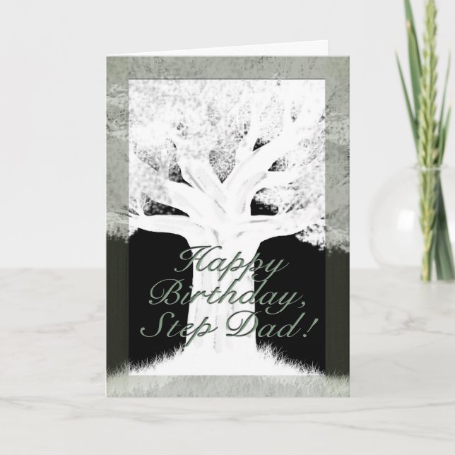Tree Silhouette-Birthday Card (Front)