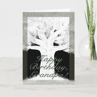 Tree Silhouette-Birthday Card