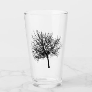Tree Silhouette Glass