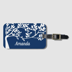 Tree Silhouette Luggage Tag